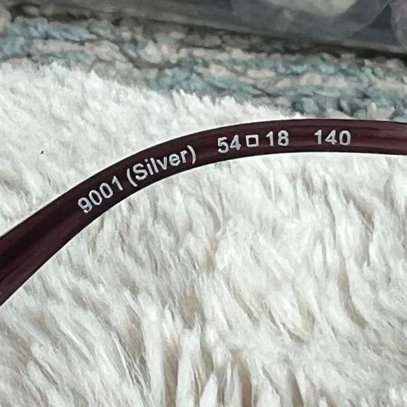Coach Black and Silver eyeglasses frames